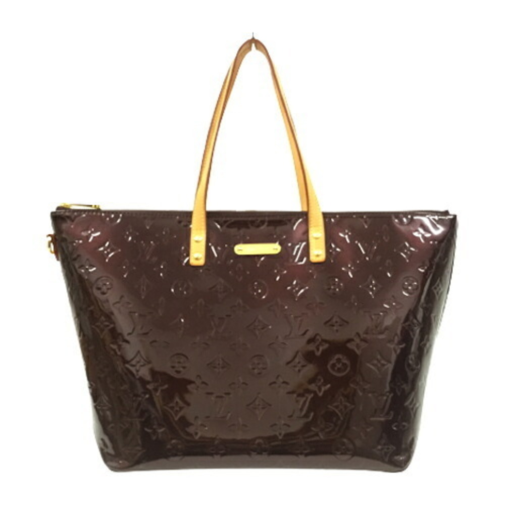 Louis Vuitton Amaranth Vernis Tote Handbag Purple Bellevue Bag